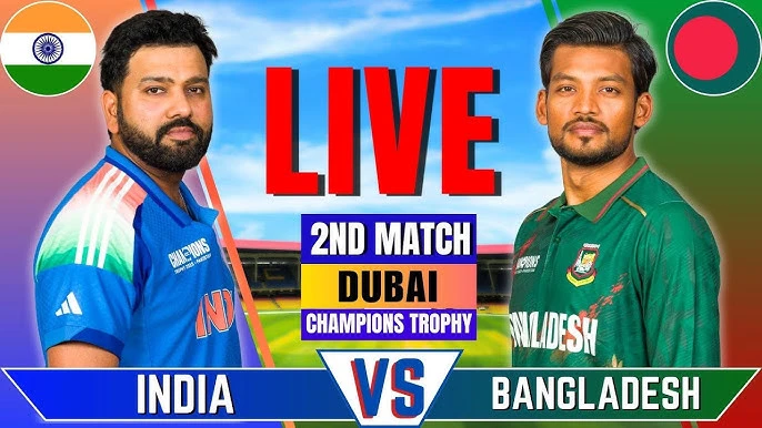  India vs Bangladesh Champions Trophy live 2025